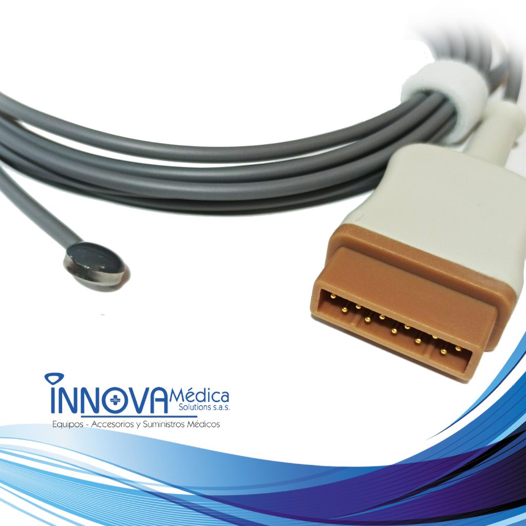 Sensor de temperatura Probe con conector cafe ‣ Innovamédica solutions